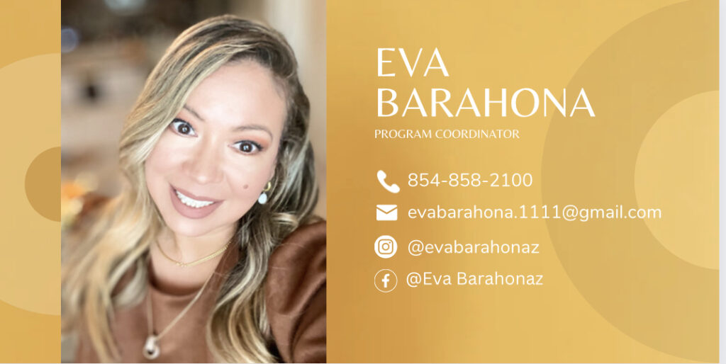 imagen de una cordinadora de programas hispanaos en charleston, sc